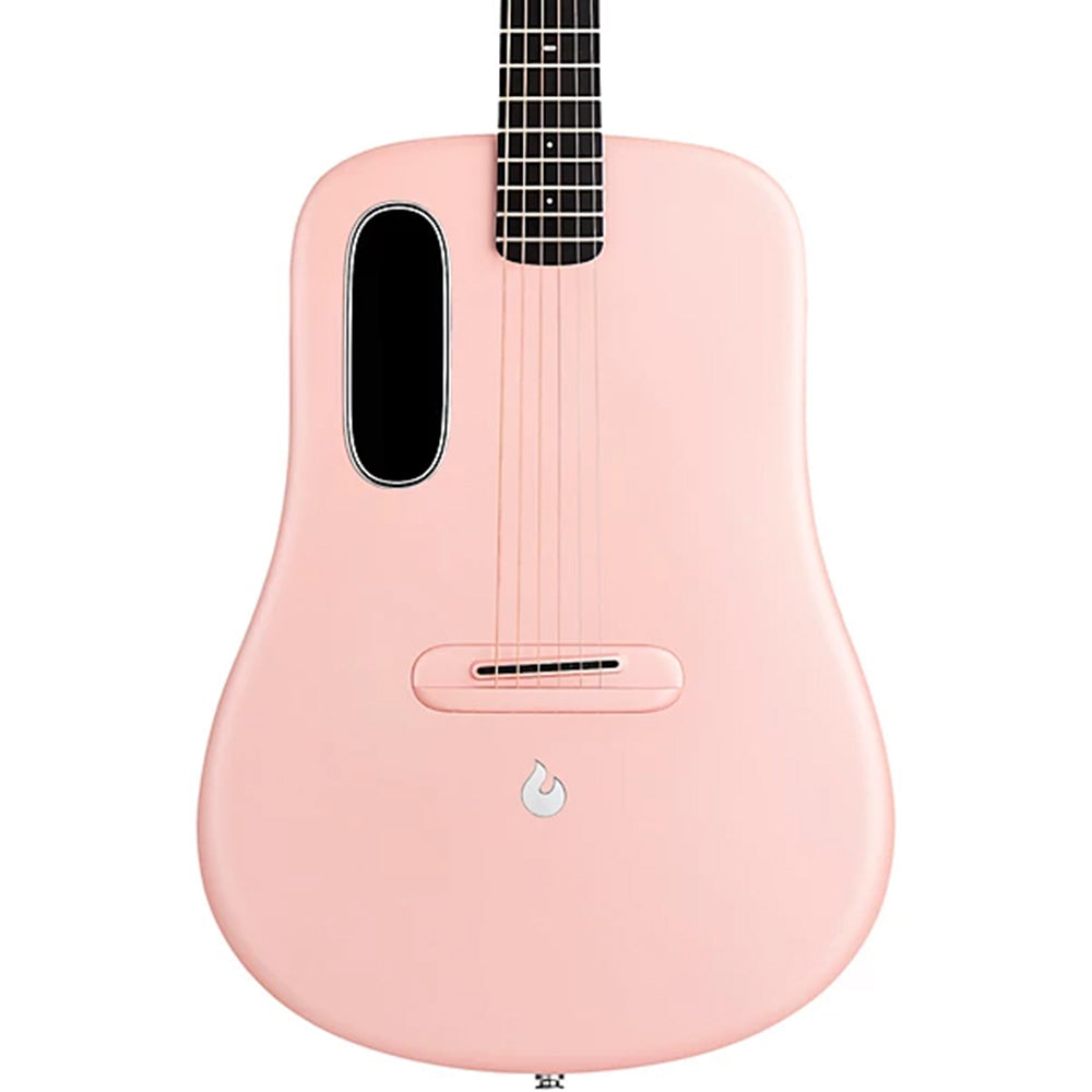 Lava Music LAVA ME 4 CARBON Pink 38" Acoustic-Electric Guitar w/Bag-Guitar-Lava Music-Hermes Music